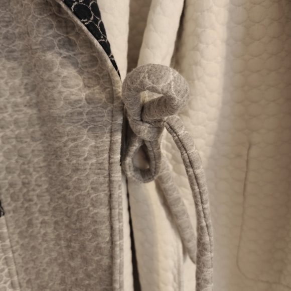 Men's Quilted Cotton Robe - Picture 5 of 6